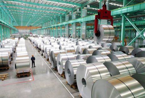 The production line of an aluminium maker