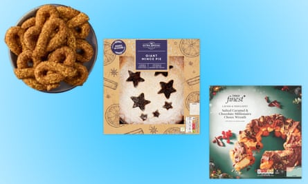 Christmas cakes and pastries