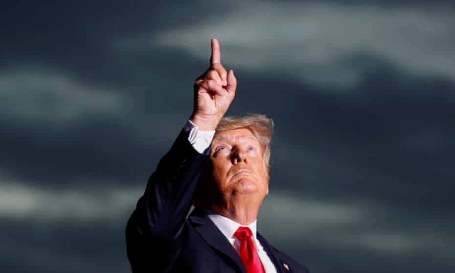 Trump at a rally in Sarasota, Florida earlier in July. Ex-justice department prosecutors say these inquiries and lawsuits increase legal pressures on him.