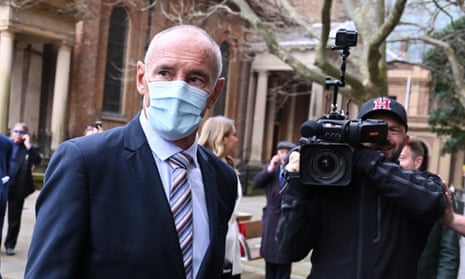 Chris Dawson arrives at the Supreme Court of New South Wales on 30 August