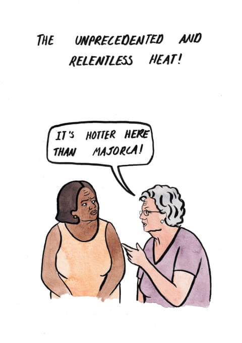 Natalya Lobanova on the UK’s summer of heatwaves – cartoon, panel 3