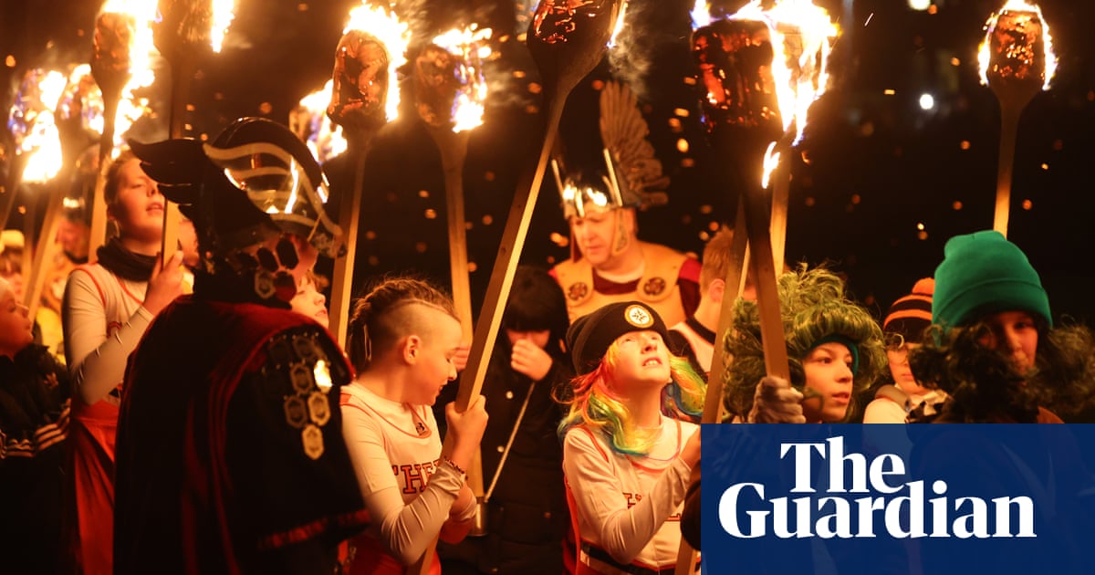 Up Helly Aa fire festival returns to Lerwick as women and girls take part for first time