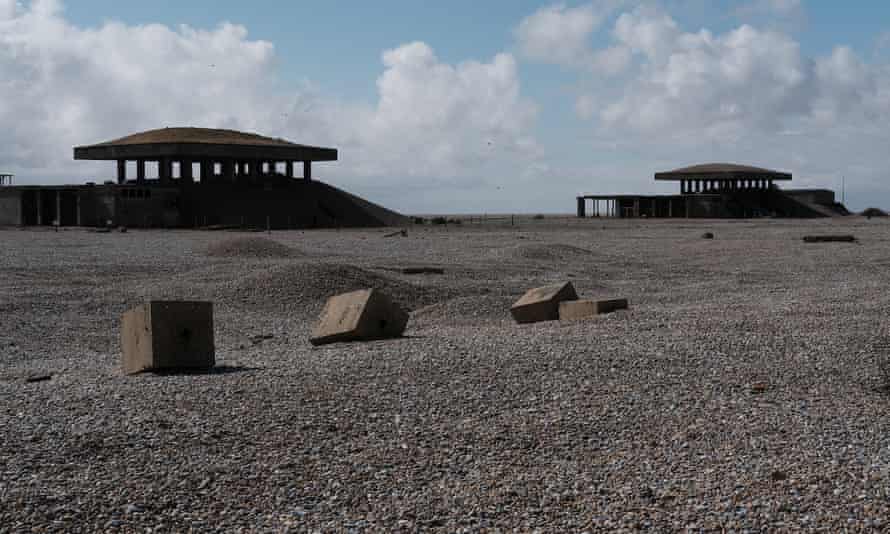 Sitios de pruebas nucleares ... las 'pagodas' de Orford Ness.