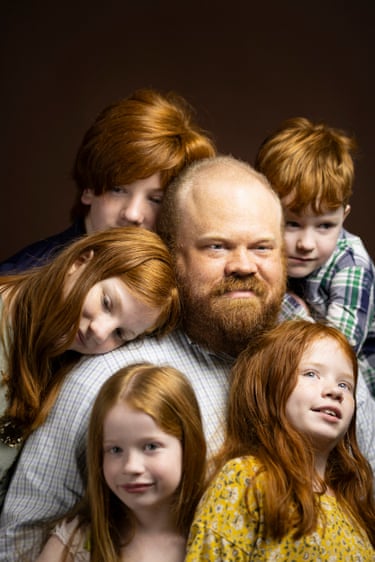 Colton, Bennett, Emmeline, Christopher, Amelia, and Genevieve Smith Burke