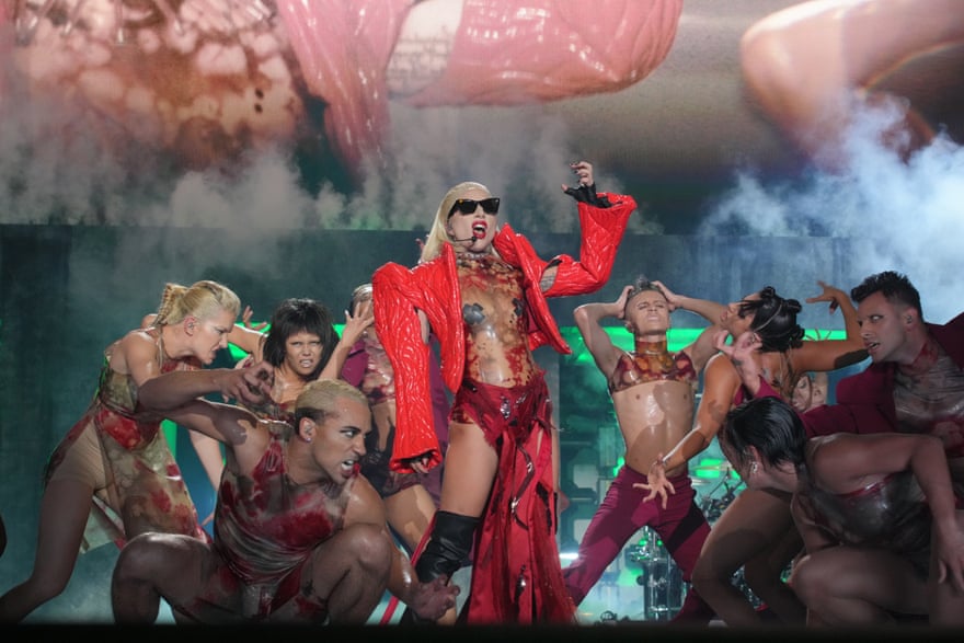 Rebirth and salvation … Lady Gaga.