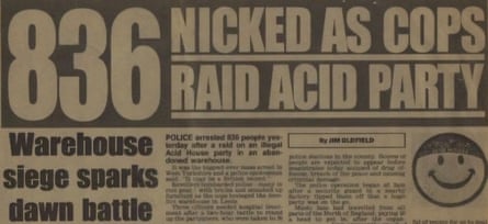 Newspaper coverage of the police raid.