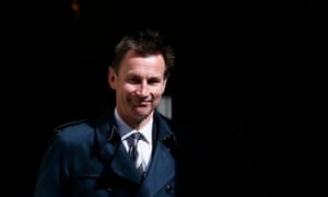 Health secretary Jeremy Hunt