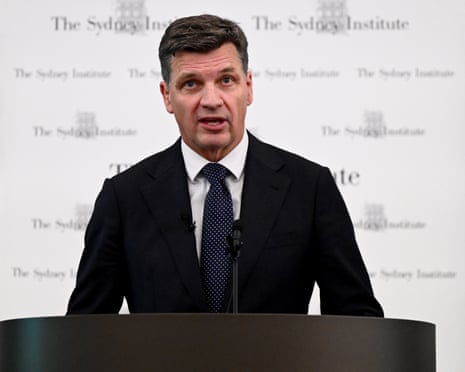 Opposition leader Angus Taylor.