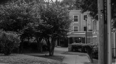 a house on a tree-lined street