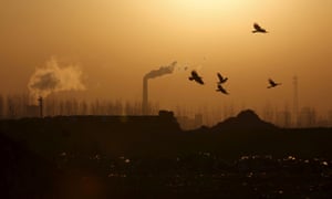 A steel factory in Tangshan, Hebei province, China.