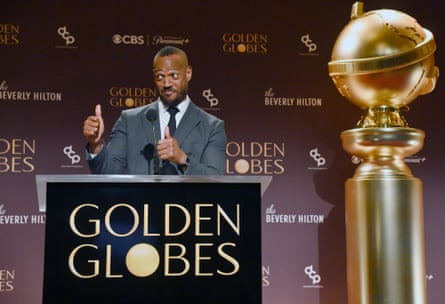 Nailed it … Marlon Wayans at the Golden Globes nominations.