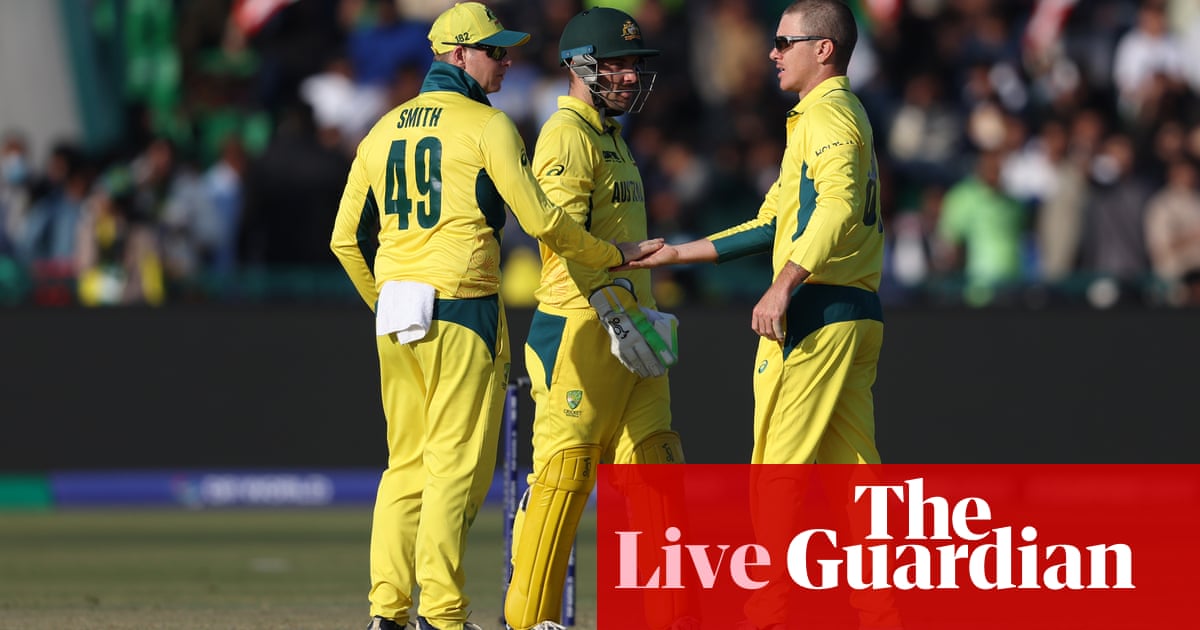 Afghanistan v Australia: Champions Trophy cricket live