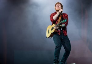 Ed Sheeran at Glastonbury