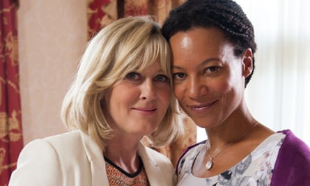 ‘It was upsetting’ … Sosanya with Sarah Lancashire in Last Tango in Halifax, which she was written out of