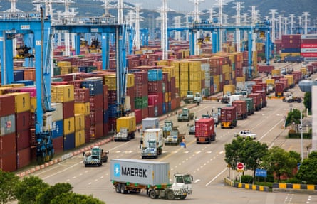 Ningbo-Zhoushan Port in east China’s Zhejiang Province.