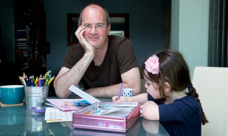 Accountant Stuart Whyte with his daughter Lyra