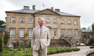 The Prince of Wales at Dumfries House, Scotland.