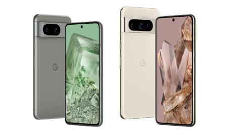 The Pixel 8 and Pixel 8 Pro.