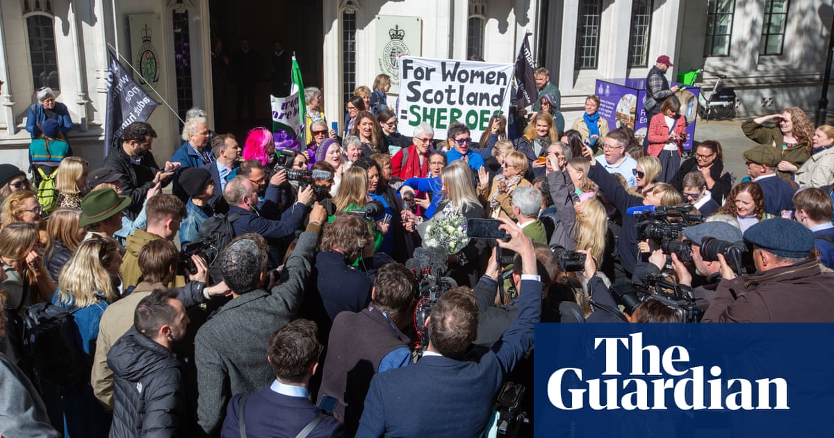 A huge reset': trans rights campaigners and gender critical activists react to supreme court ruling