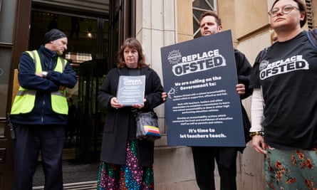 Ofsted protest