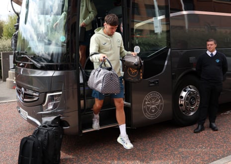With matching pieces of designer luggage in each hand, Aaron Hickey steps off the Scotland team coach ahead of his first international appearance in almost two injury-blighted years.
