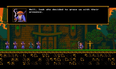 A screenshot from The Messenger.