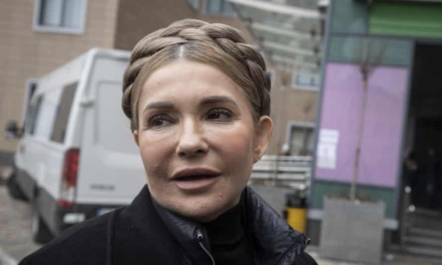 Former Ukrainian prime minister Yulia Tymoshenko