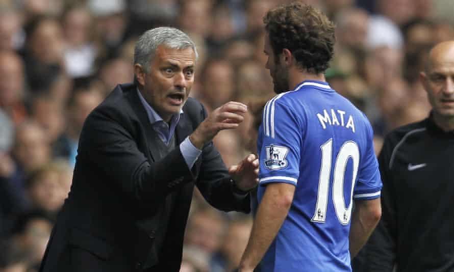 Jose Mourinho and Juan Mata at Chelsea. ‘So many people suspected personal problems between us but there was nothing like this’.