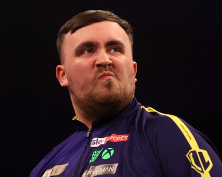 Luke Littler reacts to baying Leeds fans but shrugged the hostility aside to bear Nathan Aspinall 6-4
