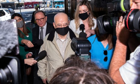 Former NSW Labor minister Eddie Obeid arrives at the supreme court in Sydney
