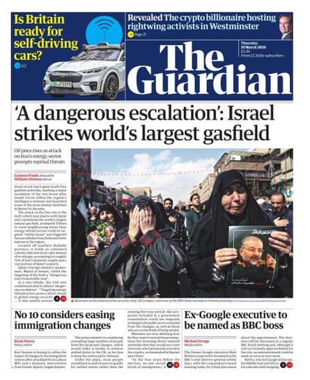 Guardian beforehand page 19 March