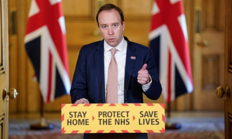 Coronavirus - Tue Apr 21, 2020<br>Handout photo issued by 10 Downing Street of Health Secretary Matt Hancock speaking during a media briefing in Downing Street, London, on coronavirus (COVID-19). PA Photo. Picture date: Tuesday April 21, 2020. See PA story HEALTH Coronavirus. Photo credit should read: Andrew Parsons/10 Downing Street/Crown Copyright/PA Wire
NOTE TO EDITORS: This handout photo may only be used in for editorial reporting purposes for the contemporaneous illustration of events, things or the people in the image or facts mentioned in the caption. Reuse of the picture may require further permission from the copyright holder.