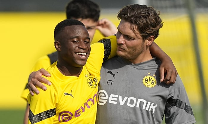 Moukoko is something else 😳🌟 He's also going to the WC for Germany b