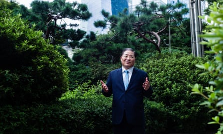 Pastor So Kang-suk, a fierce opponent of liberal sexual attitudes and LGBT rights, in Seoul.