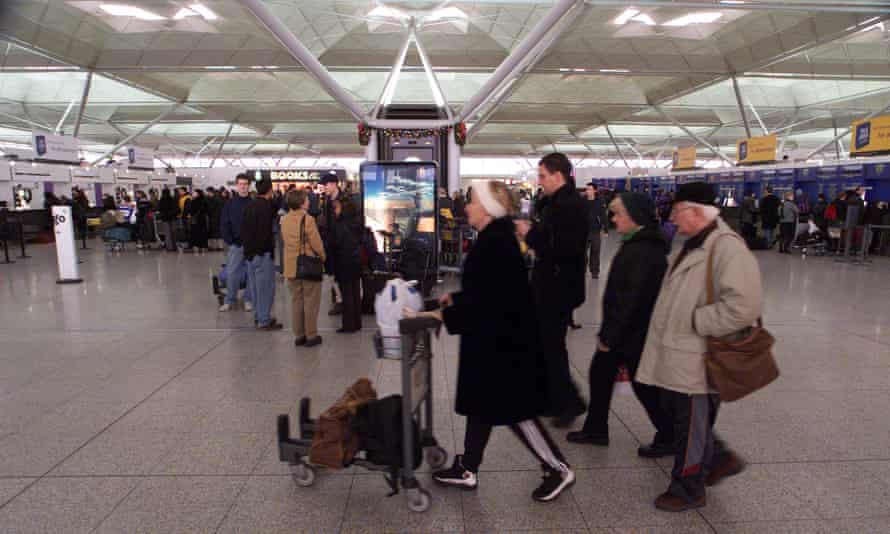 Interior shots of Stansted airport