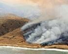 California island fire linked to sailor’s distress flare scorches 10,000 acres