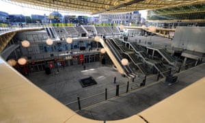 The redeveloped Canopée des Halles, which houses La Place hip-hop centre and the second largest shopping centre in France.