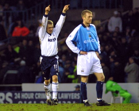 Serhiy RebrovâÂÂs late winner for Tottenham at Manchester City in 2001