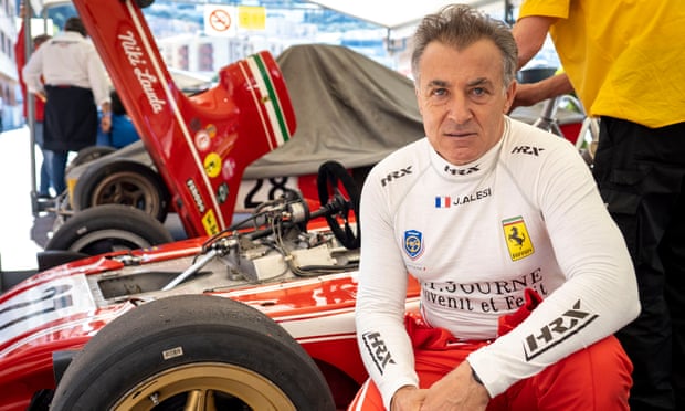 The former Ferrari driver Jean Alesi at the Historic Monaco Grand Prix in April 2021