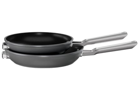 Ninja ZEROSTICK Stackable Cookware Frying Pan 2-Piece Set.