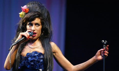 Amy Winehouse performs at Glastonbury.