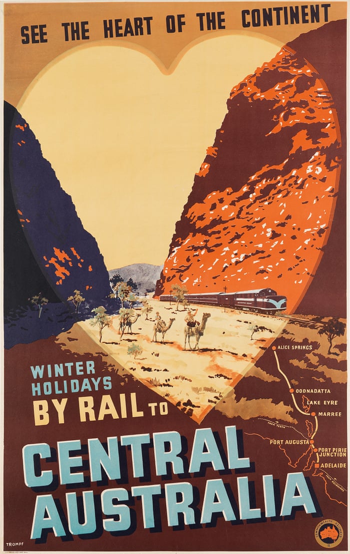Take A Trip Into The Past Rare Australian Vintage Travel Posters In Pictures Art And Design The Guardian