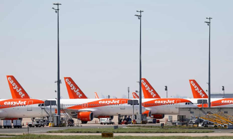 easyjet planes grounded until at least the end of May