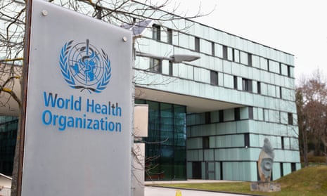 The WHO building in Geneva, Switzerland