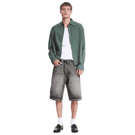 Weekday boxy long-sleeved cotton poplin shirt