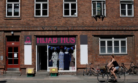 A shop selling hijabs in Copenhagen