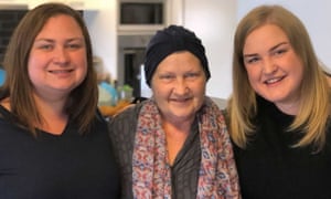 Kerry Robertson with her daughters, Jacqui Hicks and Nicole Robertson