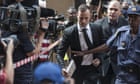 Oscar Pistorius returns to court for murder sentencing hearing