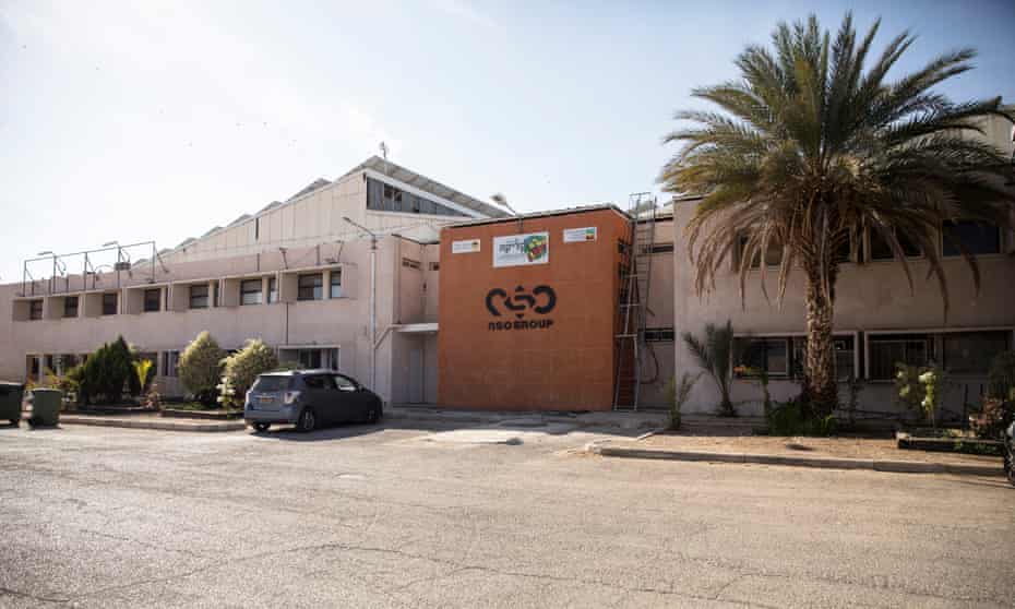 Israeli cyber company NSO Group’s branch in the Arava Desert on 11 November 2021 in Sapir, Israel.