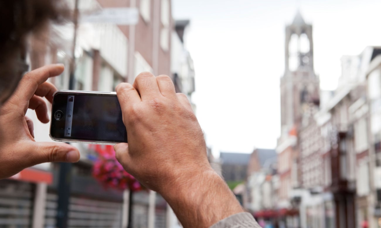 Using a smartphone in Utrecht, where €80m has been invested in data-driven management.